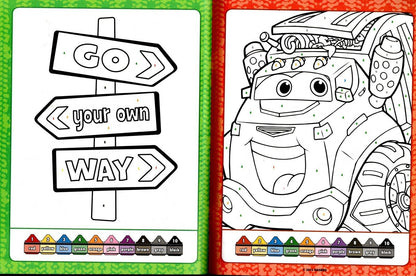 Tonka Chuck & Friends - Color by Number Coloring Book