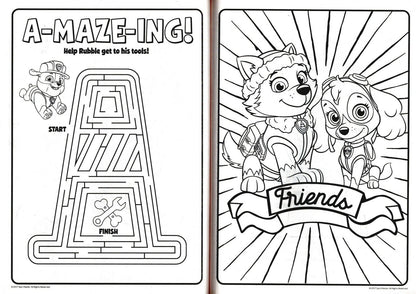 Paw Patrol - Pups on the & Pups Rule! - Jumbo Coloring & Activity Books + Award Stickers