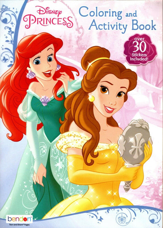 Disney Princess - Coloring & Activity Book over 30 Stickers Included