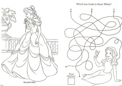 Disney Princess - Coloring & Activity Book over 30 Stickers Included