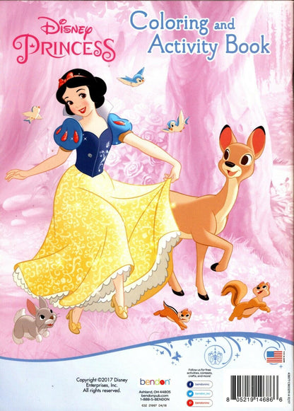 Disney Princess - Coloring & Activity Book over 30 Stickers Included