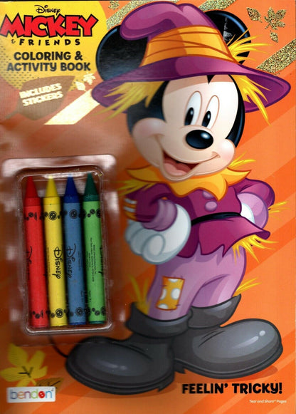 Disney Mickey Friends - Feeling Tricky - Halloween Coloring & Activity Book