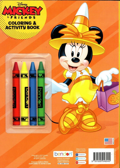 Disney Mickey Friends - Feeling Tricky - Halloween Coloring & Activity Book