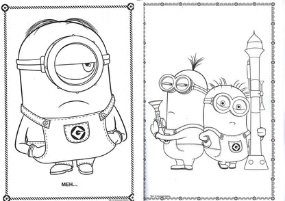 Despicable Me 3 - Coloring & Activity Book over 30 Stickers Included