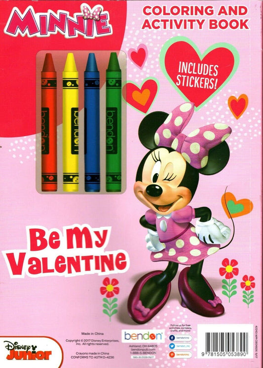 Disney Junior Minnie - Be My Valentine - Coloring & Activity Book with Stickers!