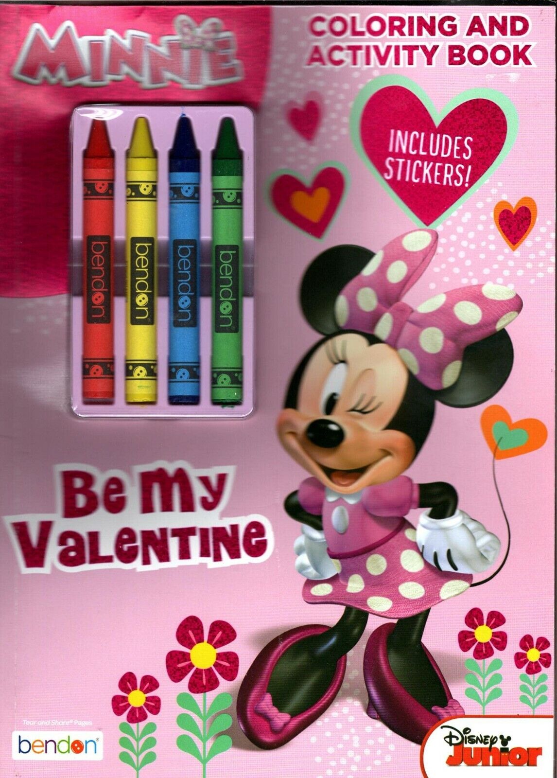 Disney Junior Minnie - Be My Valentine - Coloring & Activity Book with Stickers!