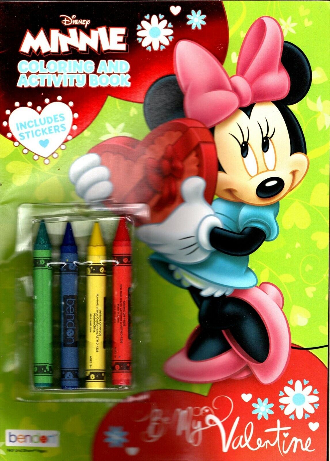 Disney Minnie - Be My Valentine - Coloring & Activity Book with Includes Sticker