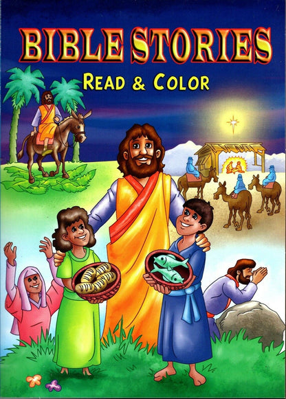 Bible Stories - Read & Color - Coloring & Activity Book v1