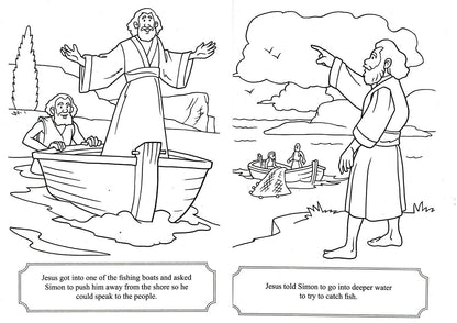 Bible Stories - Read & Color - Coloring & Activity Book v1