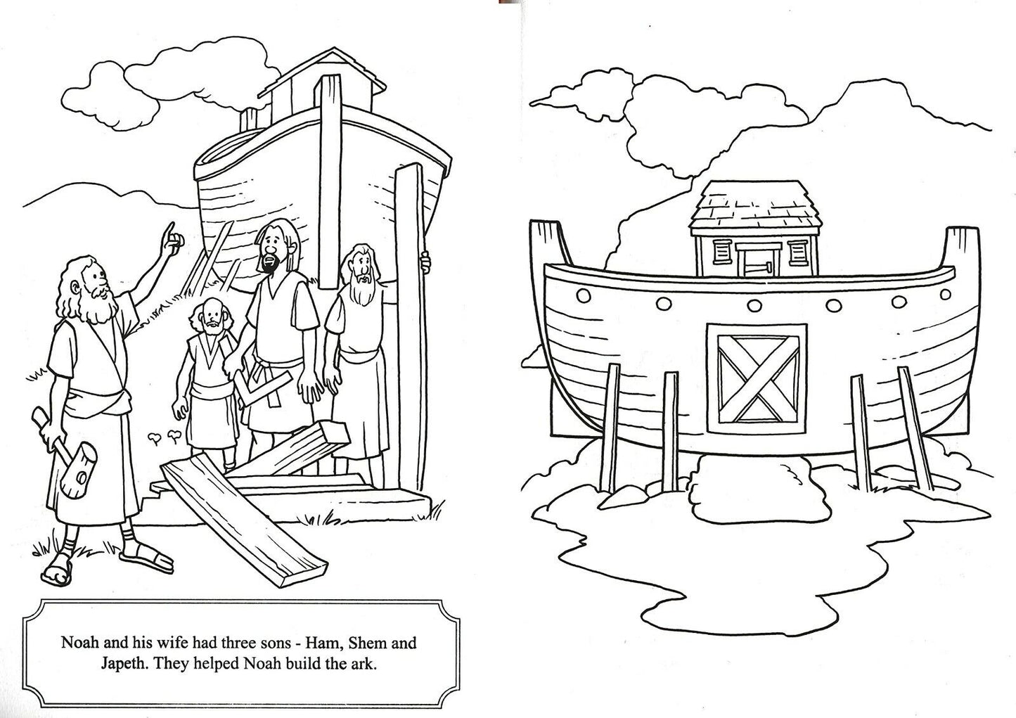 Bible Stories - Read & Color - Coloring & Activity Book v1