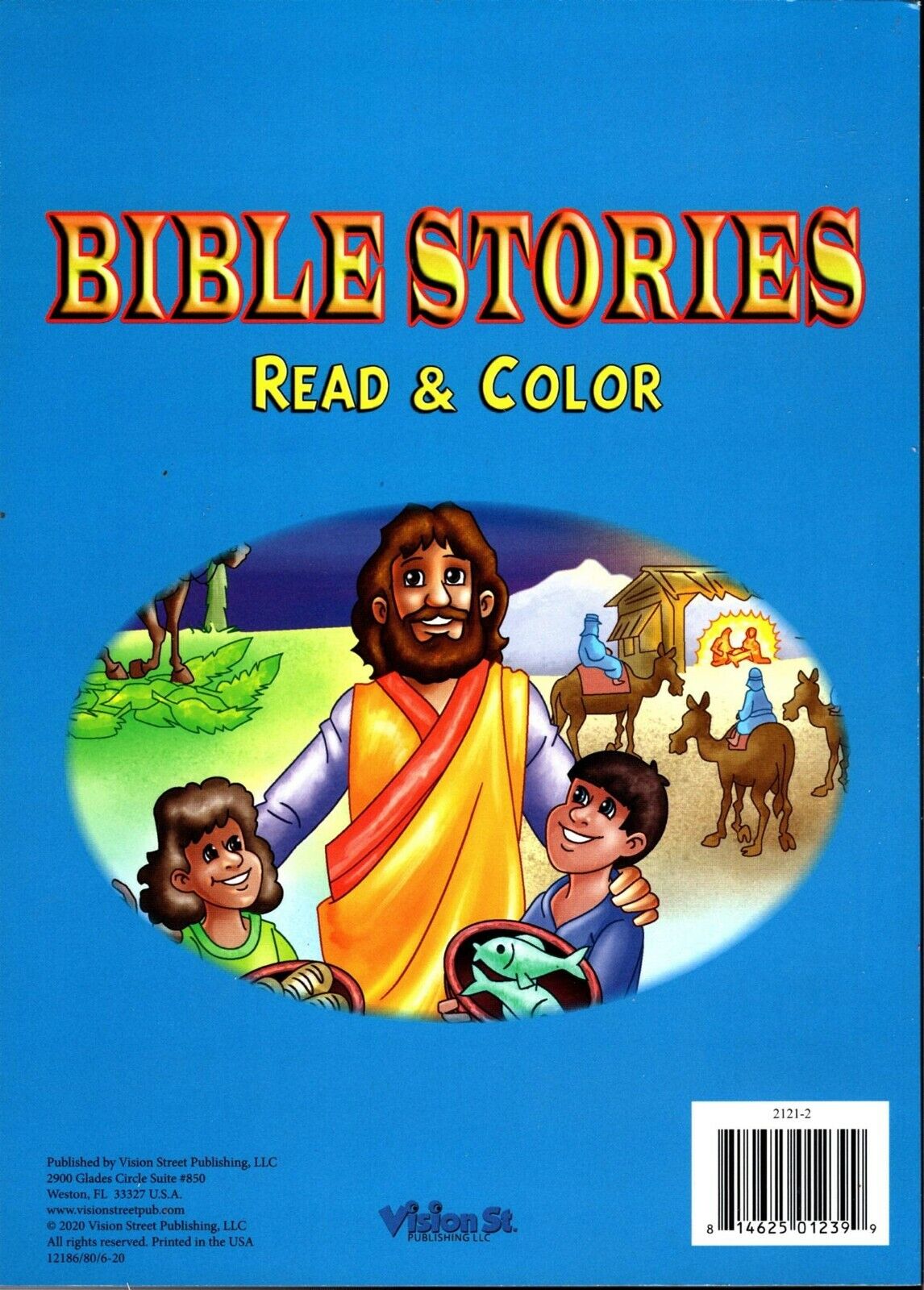 Bible Stories - Read & Color - Coloring & Activity Book v1