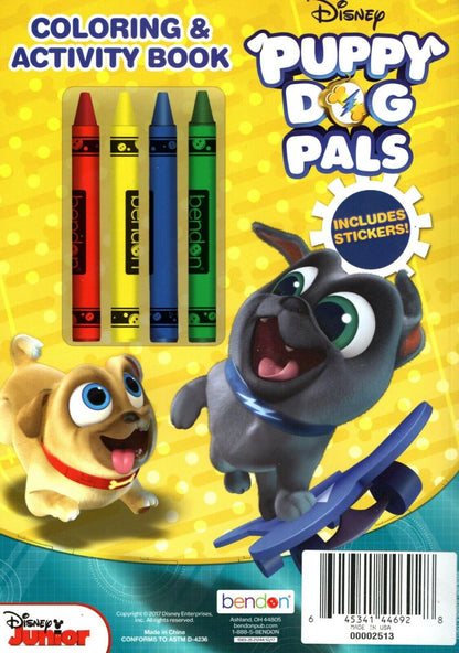 Puppy Dog Pals - Coloring & Activity Book with Includes Stickers