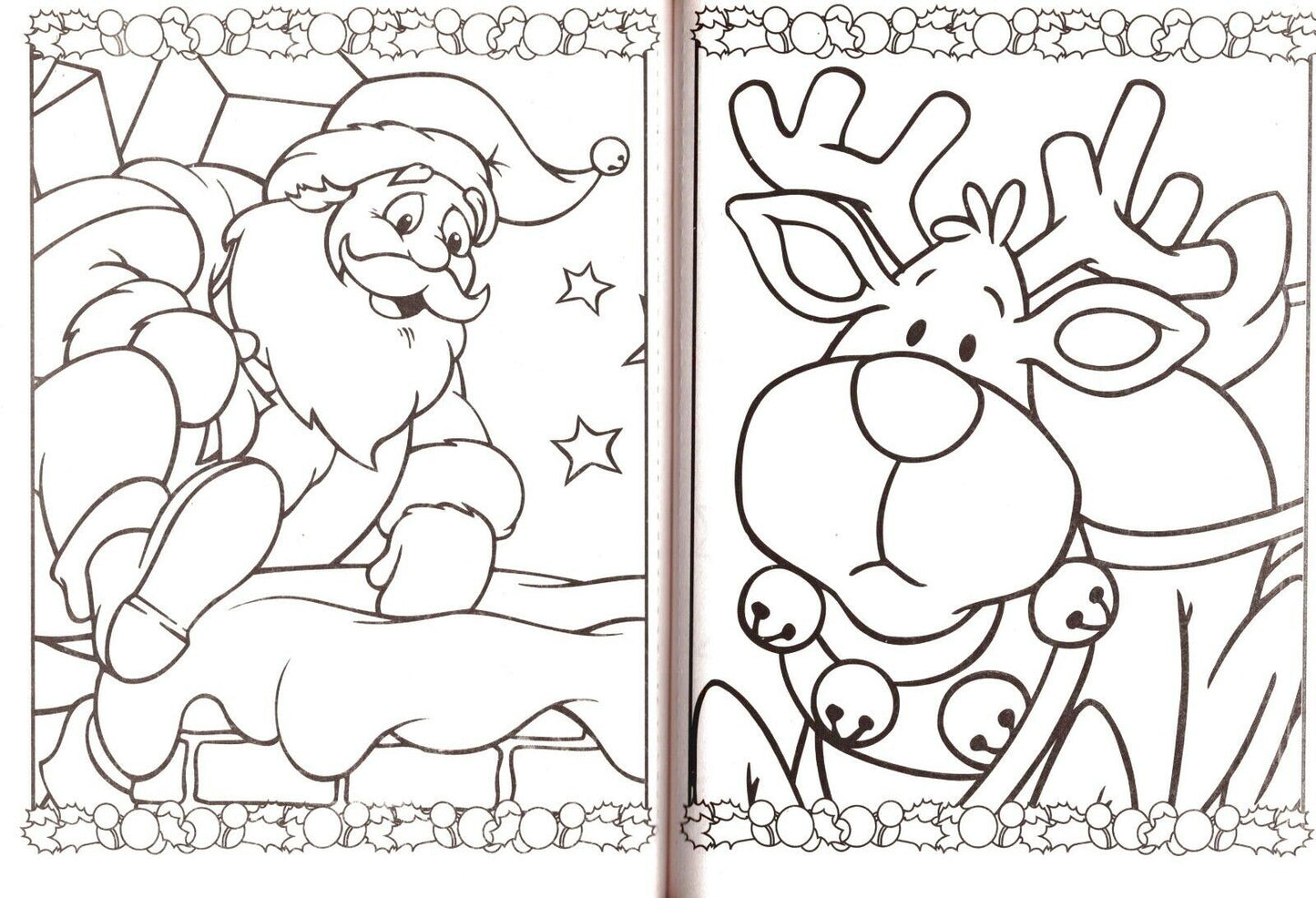 Christmas Edition Giant Coloring and Activity Book 160 Page ~ Happy Holidays