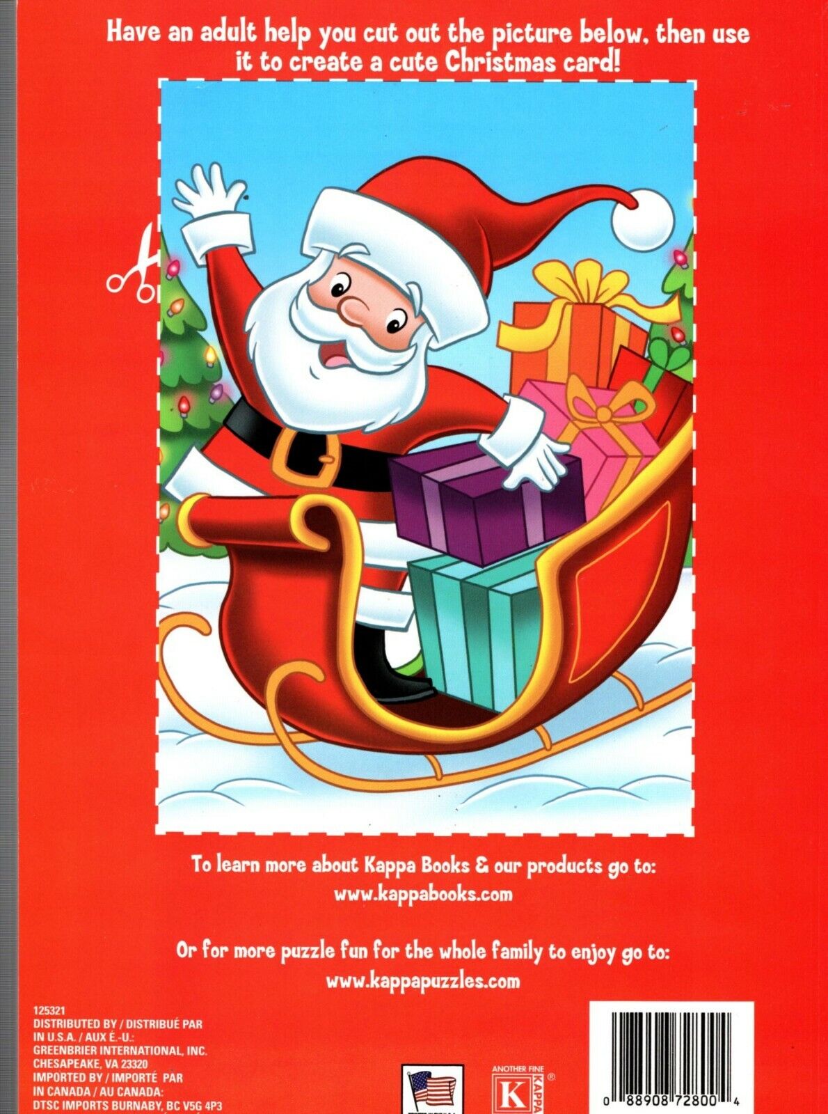 Christmas Edition Jumbo Coloring and Activity Book 160 Page - Santa`s Sleigh!