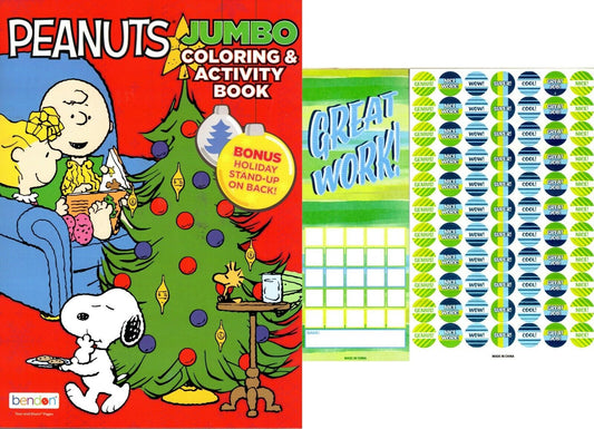 Peanuts - Christmas Edition Holiday - Jumbo Coloring & Activity Book