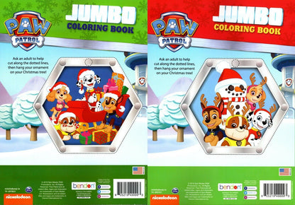 Paw Patrol - Jumbo Coloring & Activity Book - Pop-Tacular Holiday Helpers & Pawsome