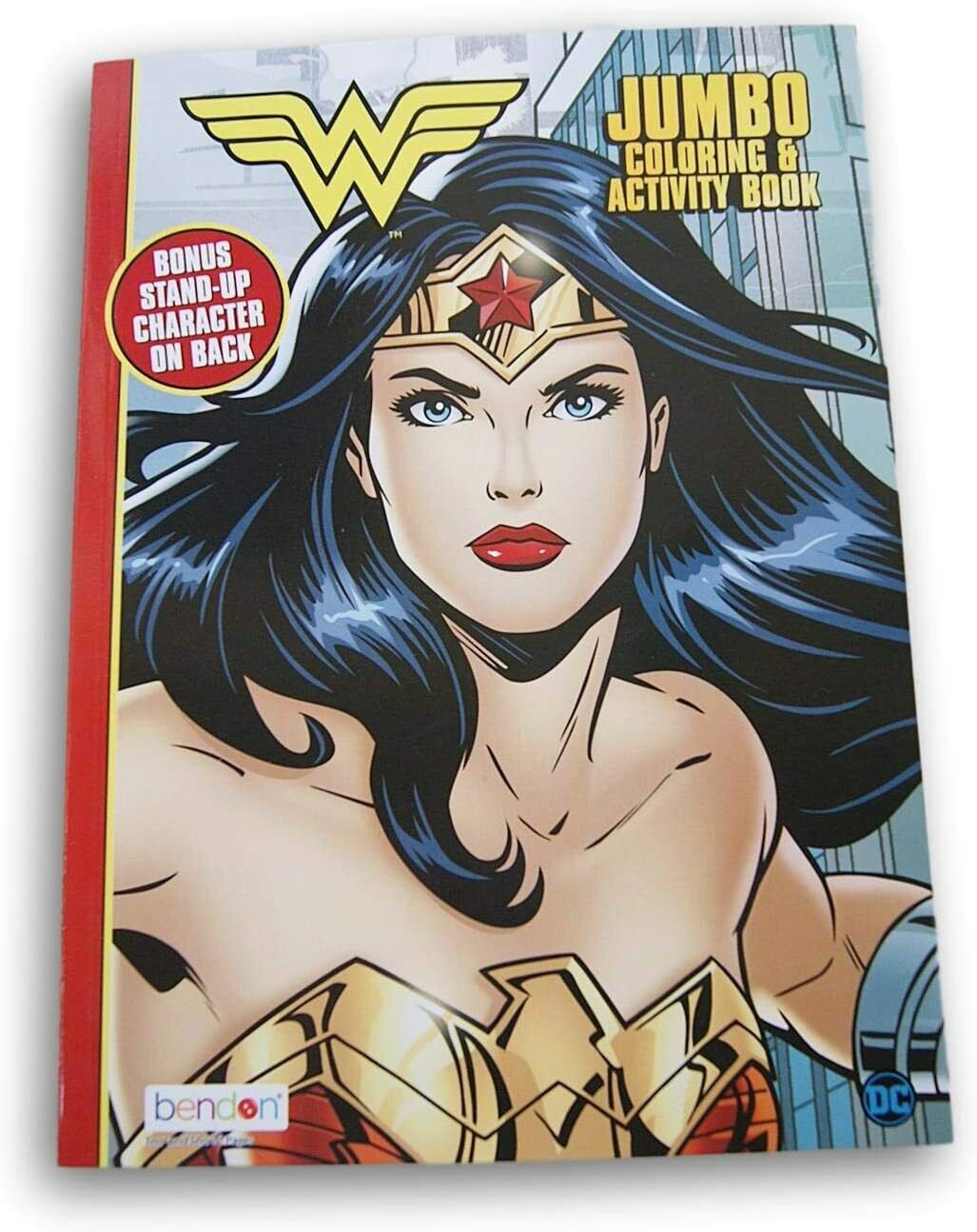 Wonder Woman Coloring and Activity Book with Bonus Stand