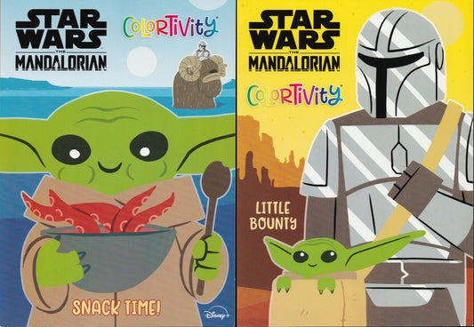 Star Wars Mandalorian - Coloring & Activity Book - Little Bounty & Snack Time