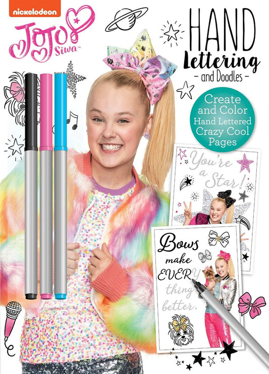 Jojo Siwa Hand Lettering & Doodles Activity & Coloring Book