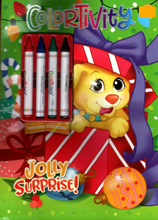 Colortivity - Christmas Holiday - Coloring and Activity Book ~ Jolly Surprise