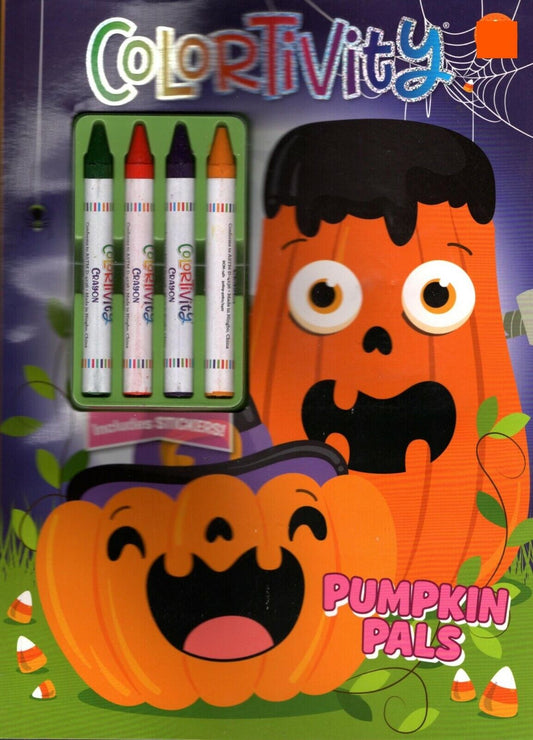 Colortivity - Halloween Book - Coloring and Activity Book ~ Pumpkin Pals