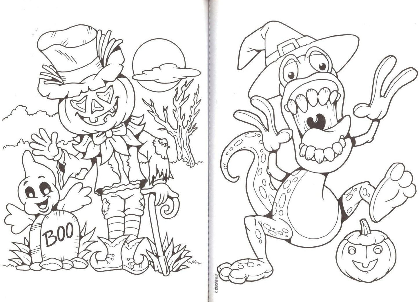 Colortivity - Halloween Book - Coloring and Activity Book ~ Pumpkin Pals