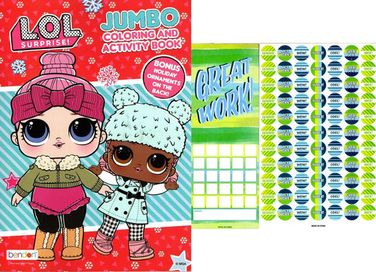 L.O.L. Surprise - Christmas Edition Holiday - Jumbo Coloring & Activity Book