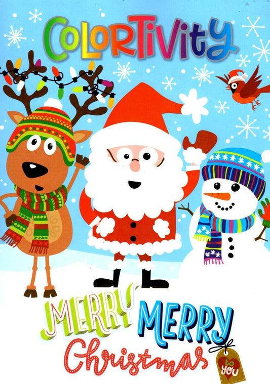 Christmas Holiday - Coloring and Activity Book ~ Merry, Merry Christmas