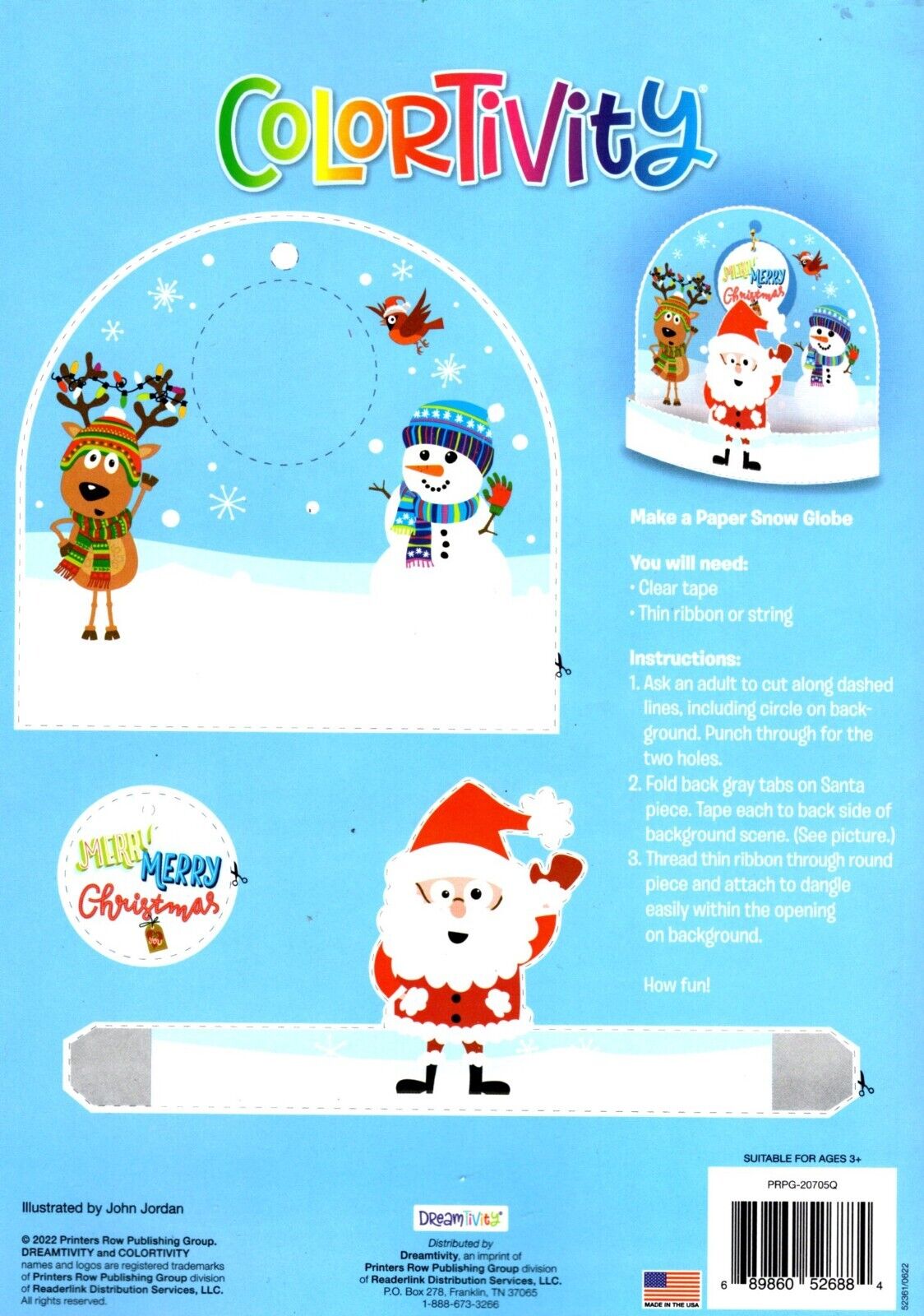 Christmas Holiday - Coloring and Activity Book ~ Merry, Merry Christmas