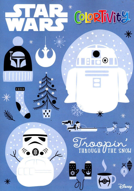 Star Wars - Christmas Coloring & Activity Book - Troop-in Through the Show