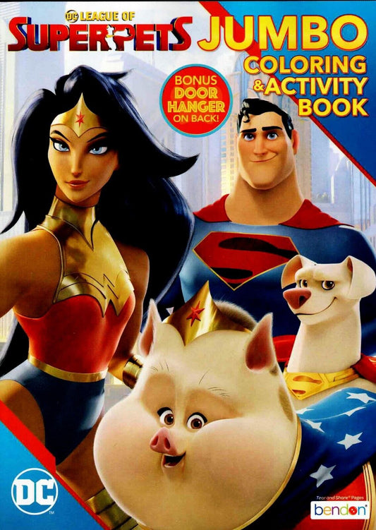 DC League of Super Pets - Jumbo Coloring & Activity Book