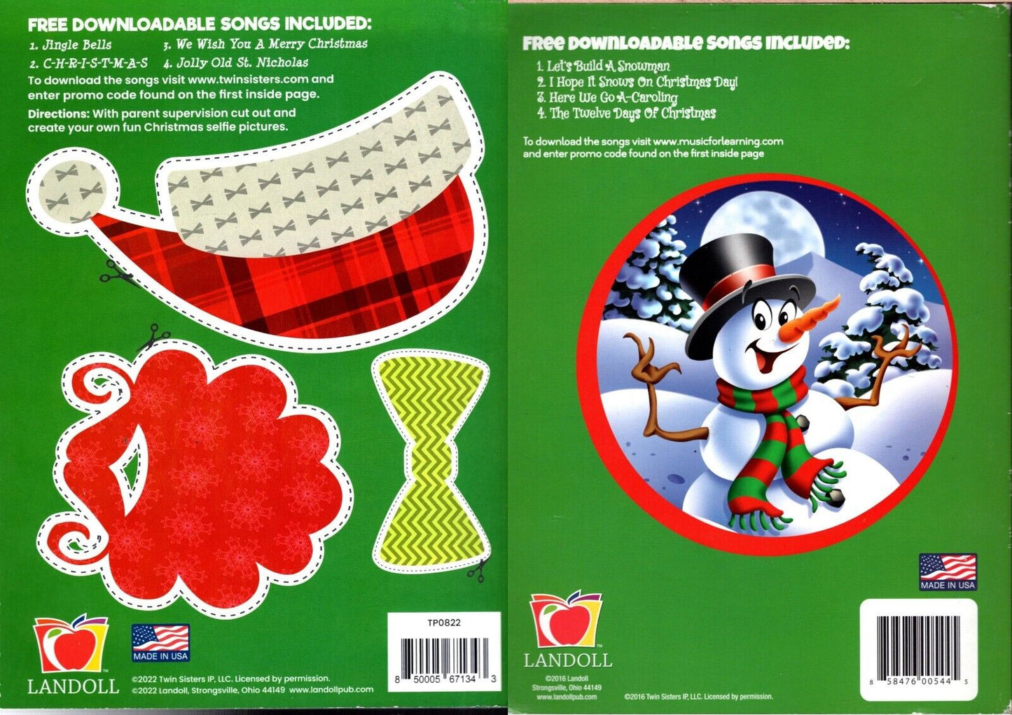 Christmas Holiday - Jumbo Coloring & Activity Book (Set of 2 Books)