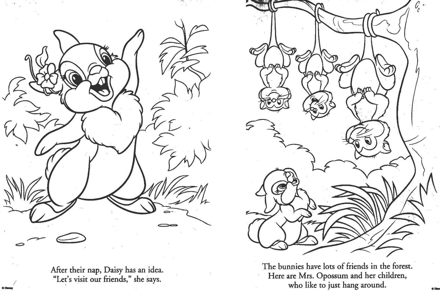 Disney Bannies - Jumbo Coloring & Activity Book - Easter Blooms