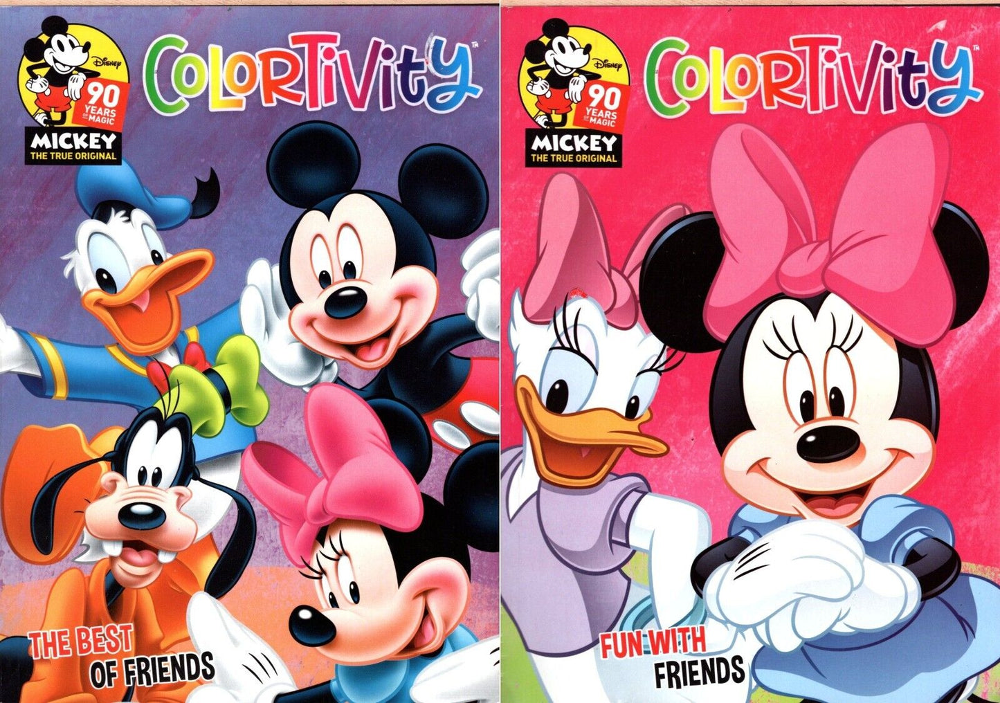 Mickey - Coloring & Activity Book - The Best of Friends & Fun with Friends Set