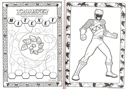 Power Rangers Dino Charge Jumbo Coloring & Activity Book - v2