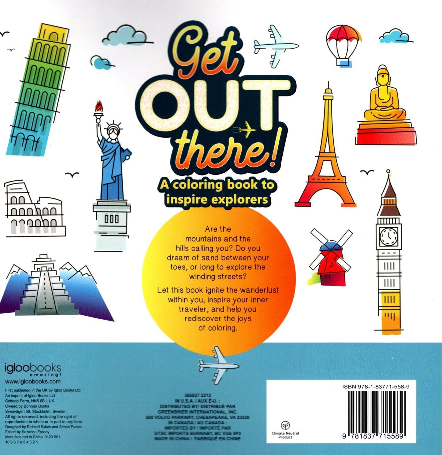 Get Out there! - A Coloring Books to Inspire Explorers