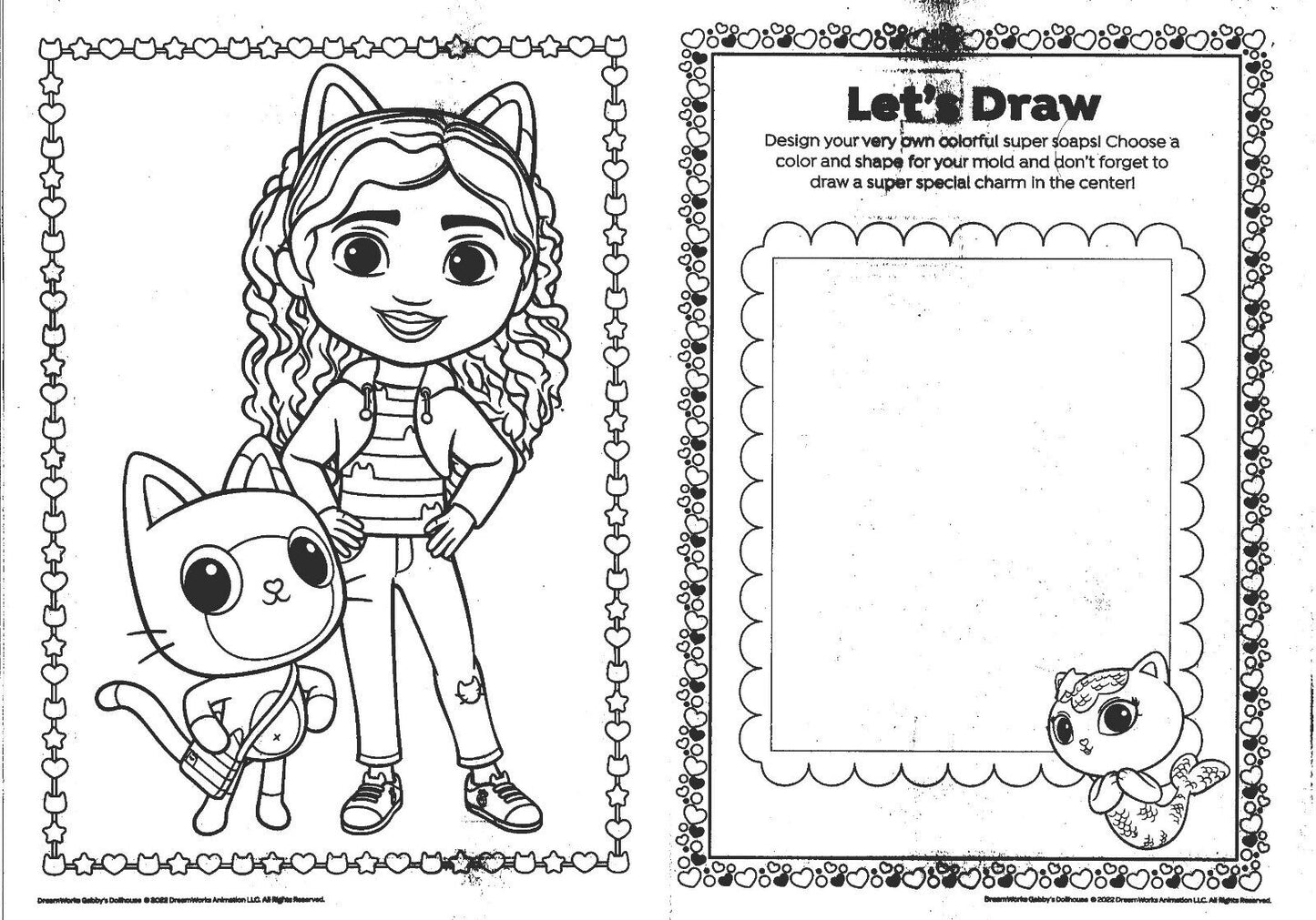 Gabby's DollHouse - Hug Attack! - Jumbo Coloring & Activity Book