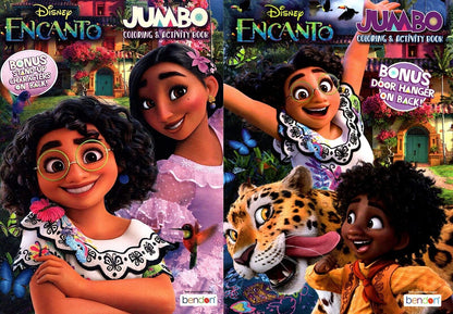 Disney Encanto - Jumbo Coloring & Activity Book Book 80 pages (Set of 2 Books)