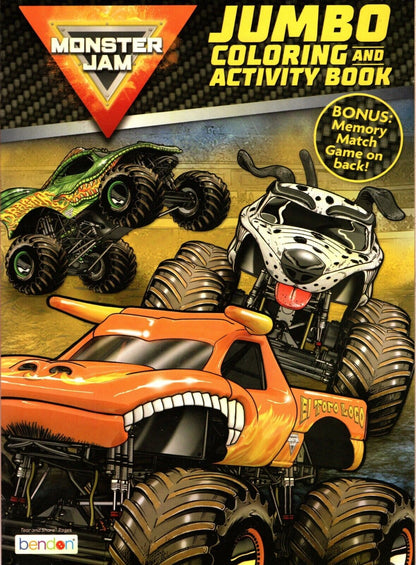 Monster Jam - Jumbo Coloring & Activity Book