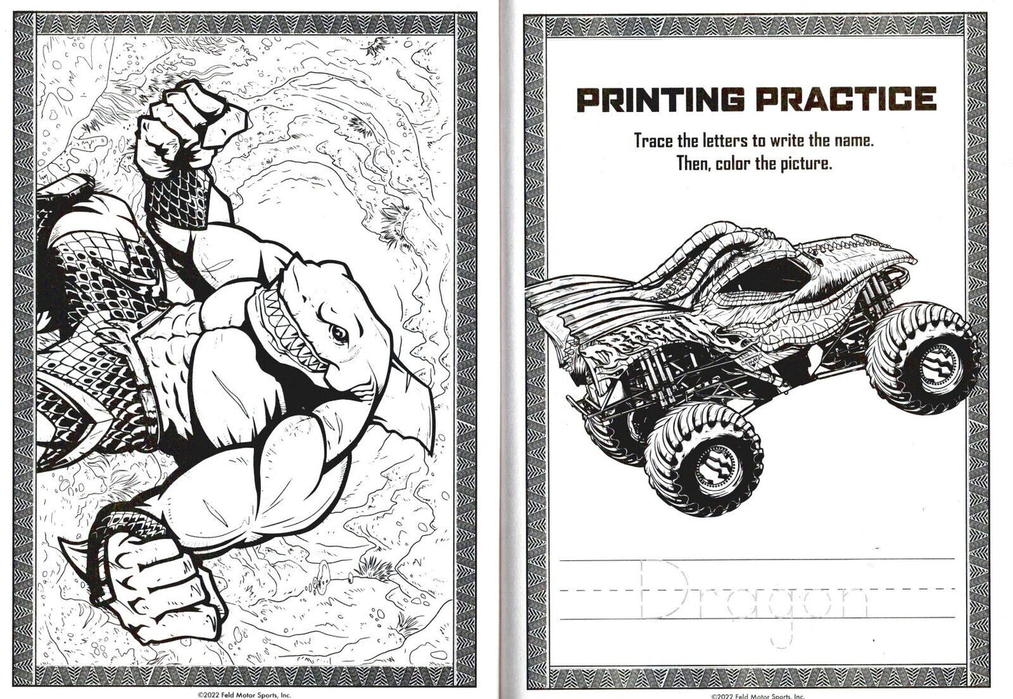 Monster Jam - Jumbo Coloring & Activity Book