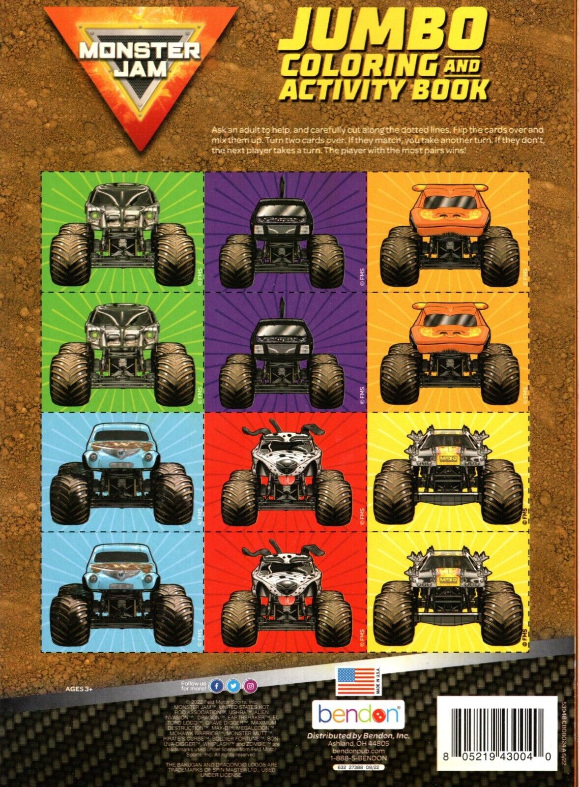 Monster Jam - Jumbo Coloring & Activity Book