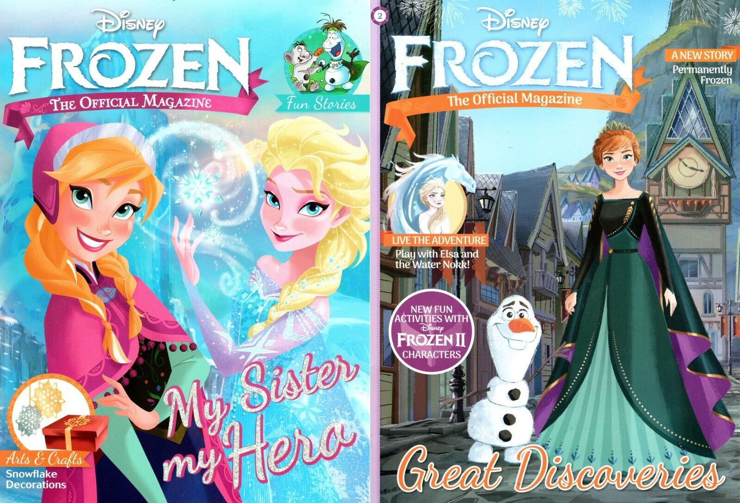 Disney Frozen - The Official Magazine - Coloring & Activity Book vol.1-2