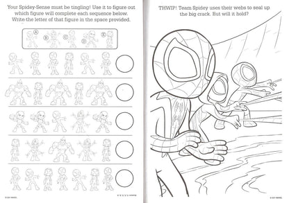 Marvel Super Hero Adventures & Spidey and Amazing Friends - Jumbo Coloring Book