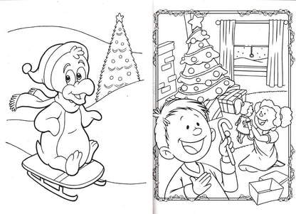 Making a List, Santa's Here, Giant Color and Toy Parade - Giant Coloring Book