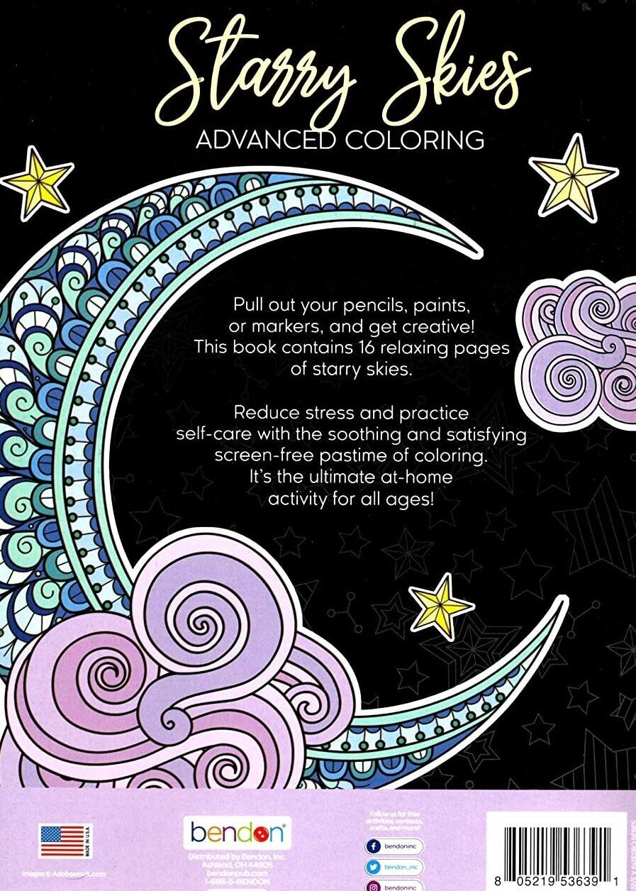 Starry Skies - Adult Coloring Books