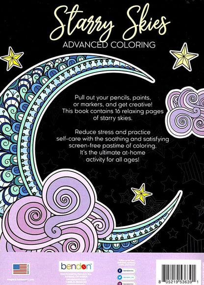 Starry Skies - Adult Coloring Books