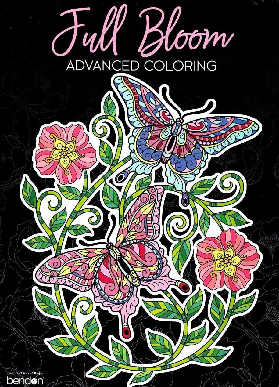 Full Bloom - Adult Coloring Books