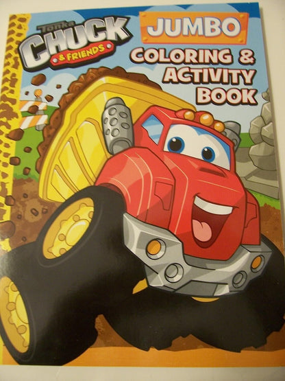 Tonka Chuck & Friends Jumbo Coloring & Activity Book ~ Chuck Haulin' Cover