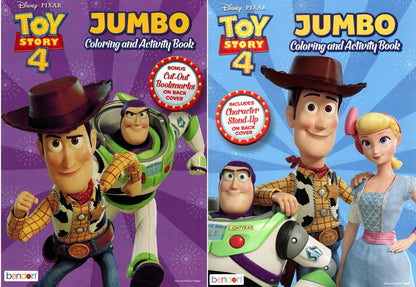 Toy Story 4 - Jumbo Coloring & Activity Book (Set of 2 Books) v2