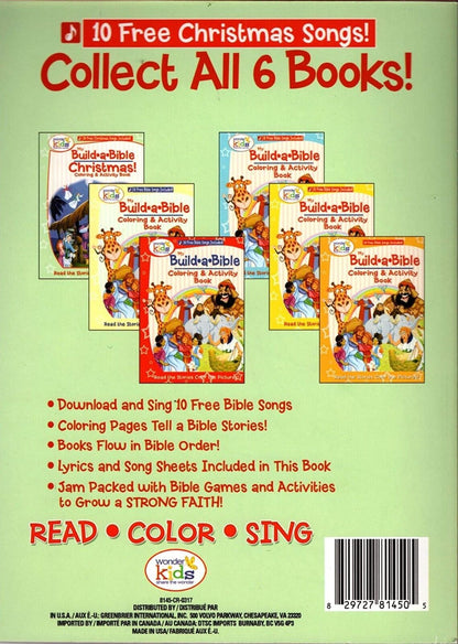 My Build a Bible - Color the Pictures, Read the Stories - Activity Books